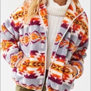 COPY - • Beautiful Brand New Sherpa Aztec Jacket •